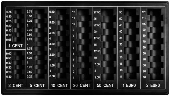Unbranded Euro Coin Tray - Black