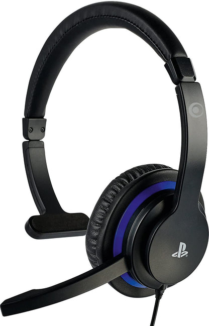 Bigben Interactive PS4OFCOMMUNICATOR Kopfhörer, Monophon, Kopfband, Schwarz, Blau – Kopfhörer (Spielekonsole/PC/Gaming, Monophon, Kopfband, Schwarz, Blau, kabelgebunden & kabellos, 1,2 m
