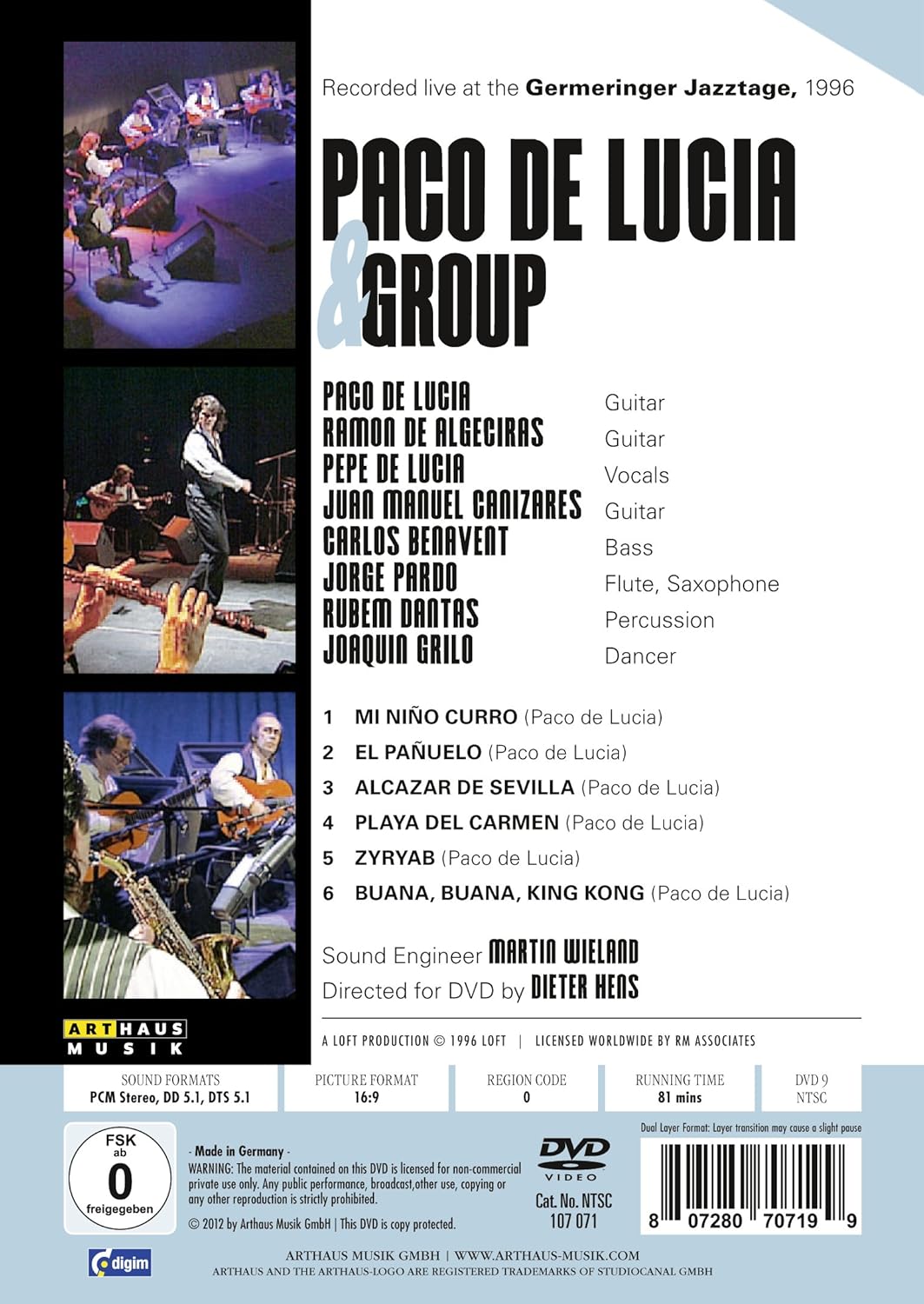 Paco de Lucía - Paco de Lucía & group