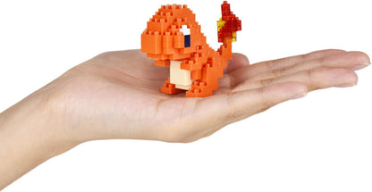 nanoblock - Charmander , Pokémon Series Building Kit Orange