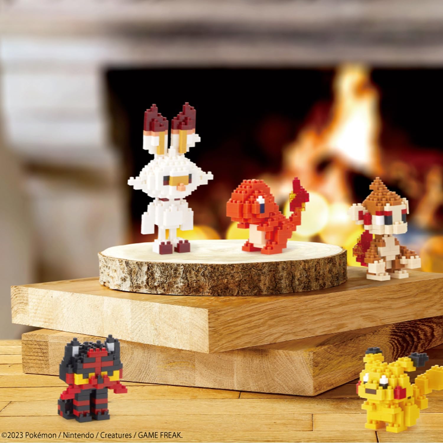 nanoblock - Charmander , Pokémon Series Building Kit Orange