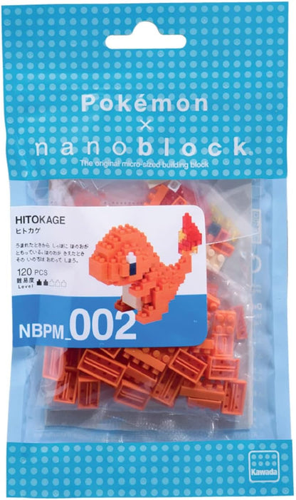 nanoblock - Charmander , Pokémon Series Building Kit