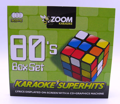 Zoom Karaoke CD+G - 80s Superhits 1 - Triple CD+G Karaoke Pack