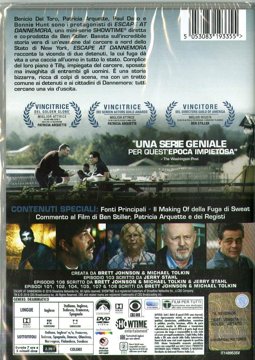 Escape At Dannemora - Stagione 01 (3 Dvd)