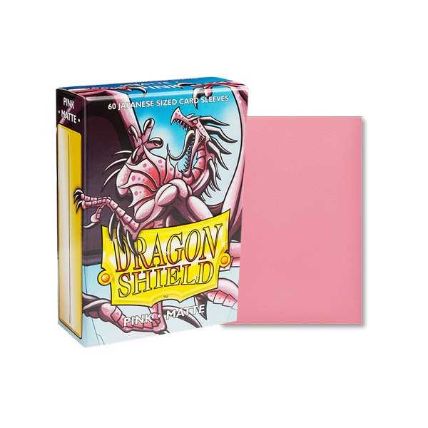 Dragon Shield ART11112 (60) Nein Matte Japanese Size Sleeves 60pk-Pink