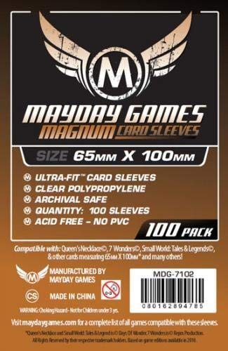 Mayday Games 64 x 100 mm Hüllen Magnum Ultra Fit Kartenspiel (100 Stück