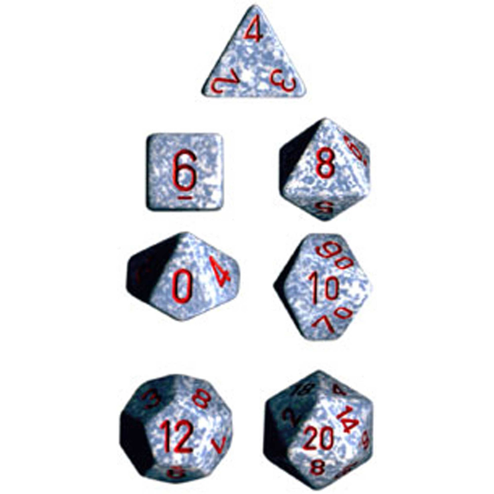 Polyhedral Dice: Speckled - Air (7) – Rarewaves.com