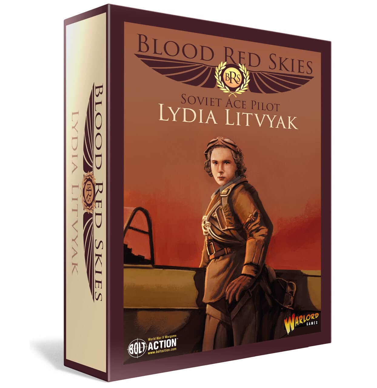 Blood Red Skies Soviet Ace Pilot Lydia Litvyak 1:200 Yak-1 WWII Mass Air Combat War Game