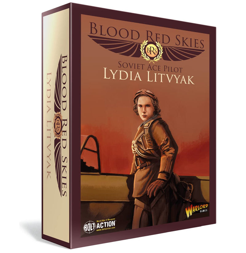 Blood Red Skies Soviet Ace Pilot Lydia Litvyak 1:200 Yak-1 WWII Mass Air Combat War Game
