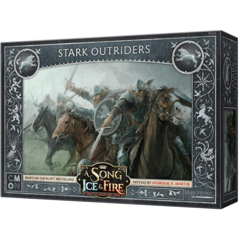 CoolMiniOrNot CMNSIF102 Thrones A Song of Ice and Fire Miniatures Game: Stark Outriders Expansion, Multi Colour