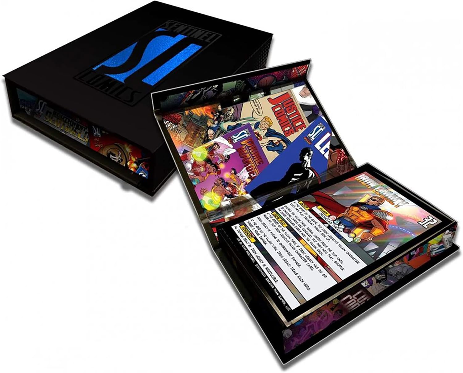 Greater Than Games Sentinels of The Multiverse: 5th Anniversary Foil Villain Collection - Lovely Foil Art Cards, RPG Accessory Pack