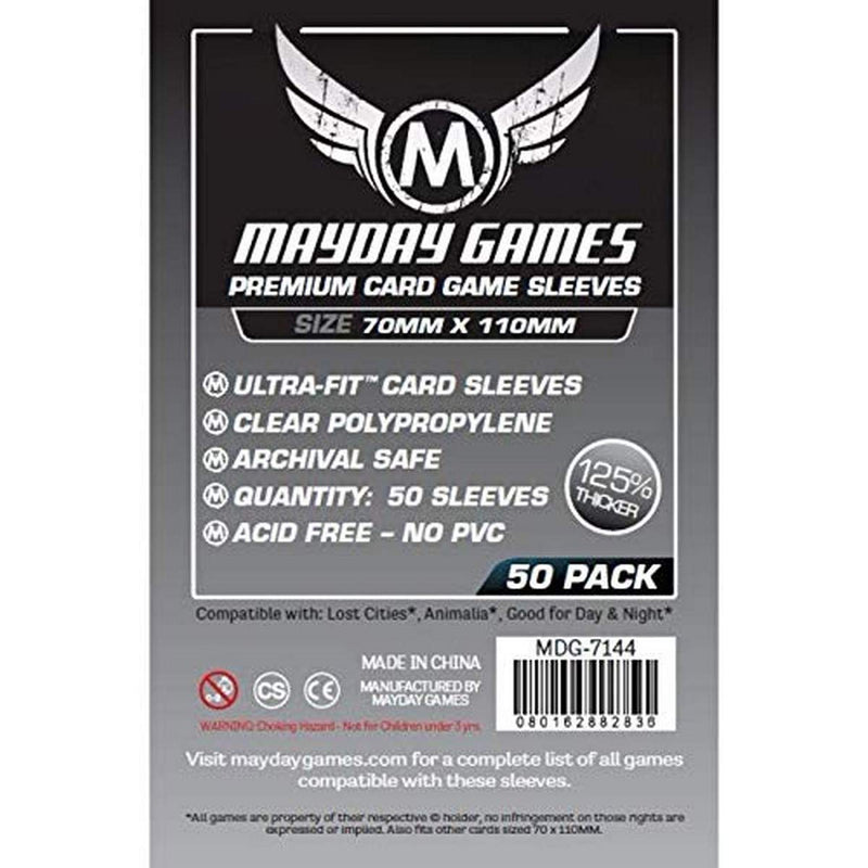 50 Mayday 70 x 110 Lost Cities Premium Card Sleeves Board Game