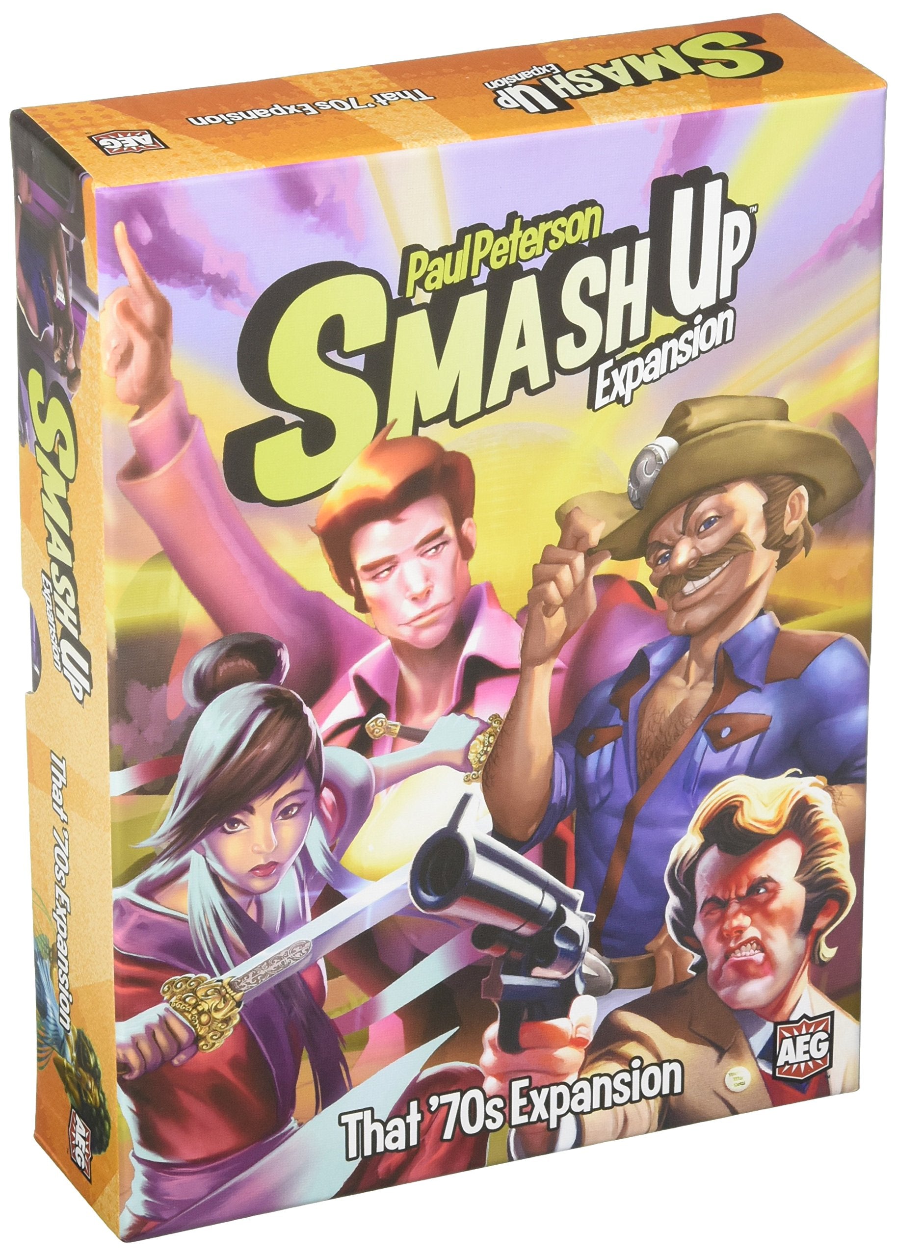 Alderac Entertainment Group AEG55132 Smash Up That 70s Expansion, Multicolour Smash Up: That 70s Expansion