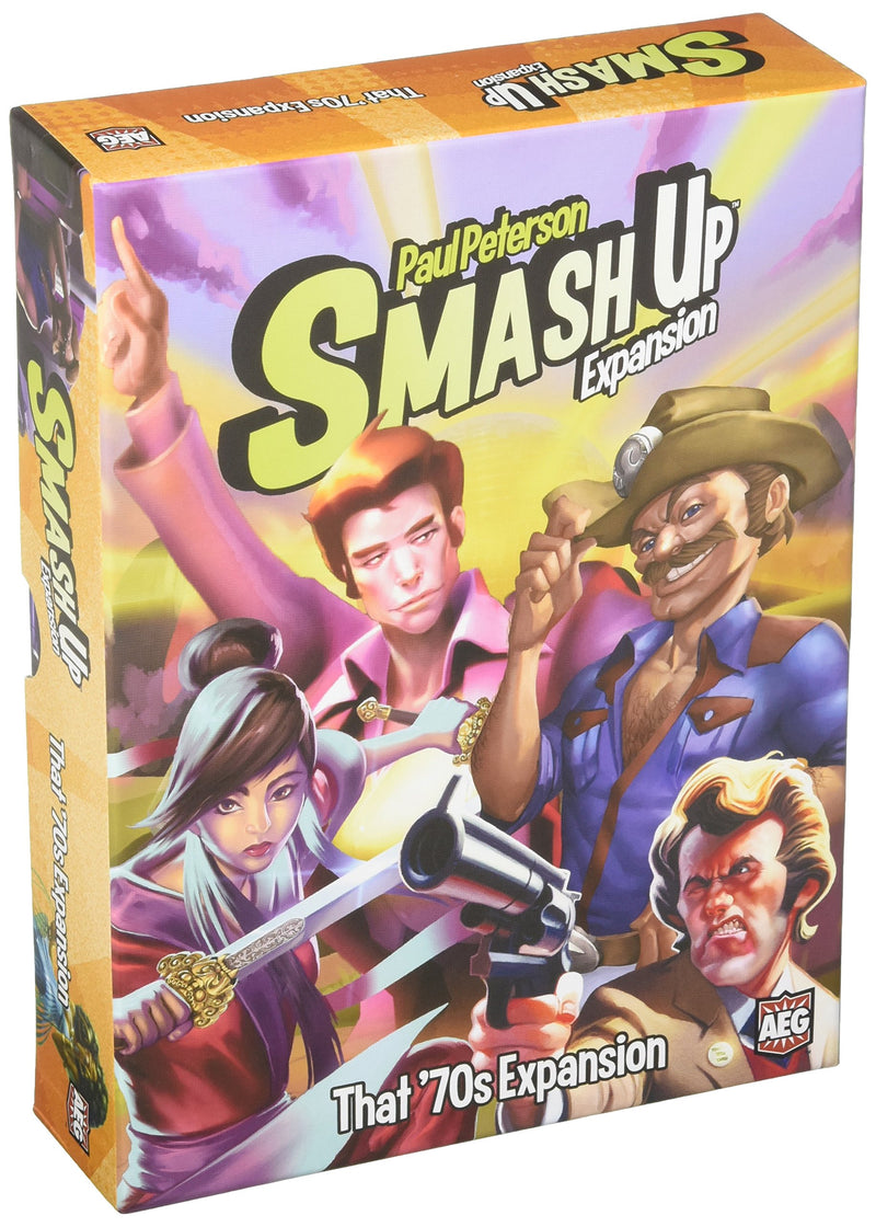 Alderac Entertainment Group AEG55132 Smash Up That 70s Expansion, Multicolour Smash Up: That 70s Expansion