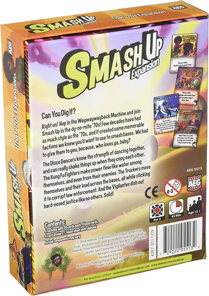 Alderac Entertainment Group AEG55132 Smash Up That 70s Expansion, Multicolour Smash Up: That 70s Expansion