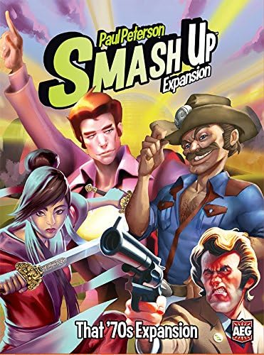 Alderac Entertainment Group AEG55132 Smash Up That 70s Expansion, Multicolour Smash Up: That 70s Expansion