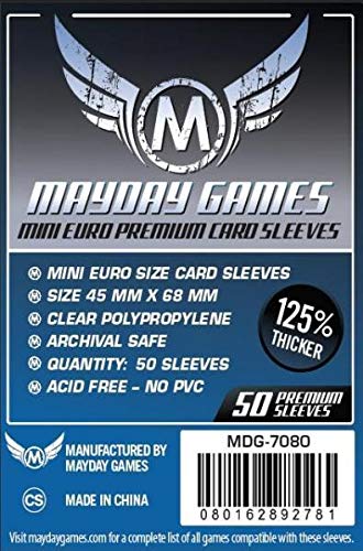 Mayday PREMIUM - Bustine MINI Euro 45x68mm (50