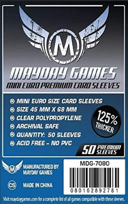 Mayday PREMIUM - Bustine MINI Euro 45x68mm (50