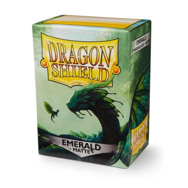 Dragon Shield - Matte Standard Size Sleeves 100pk - Emerald – Rarewaves.com