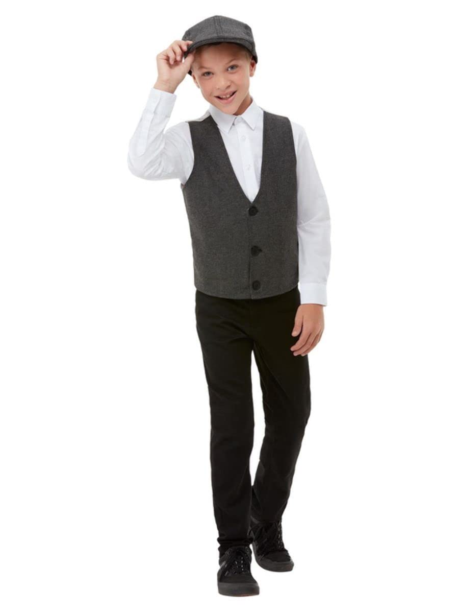 Smiffys 20s Gangster Boy Kit, Grey