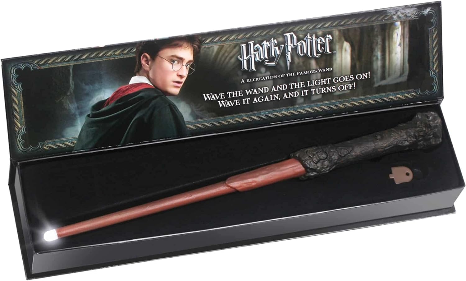 The Noble Collection NN1910 Harry Potter Illuminating Wand, 14-Inch