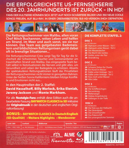 Baywatch HD - Staffel 2 (Fernsehjuwelen)