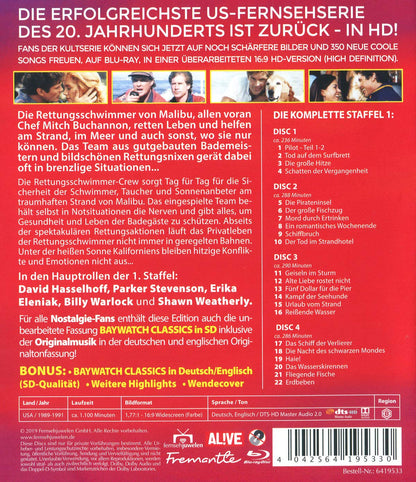 Baywatch HD - Staffel 1 (Fernsehjuwelen)