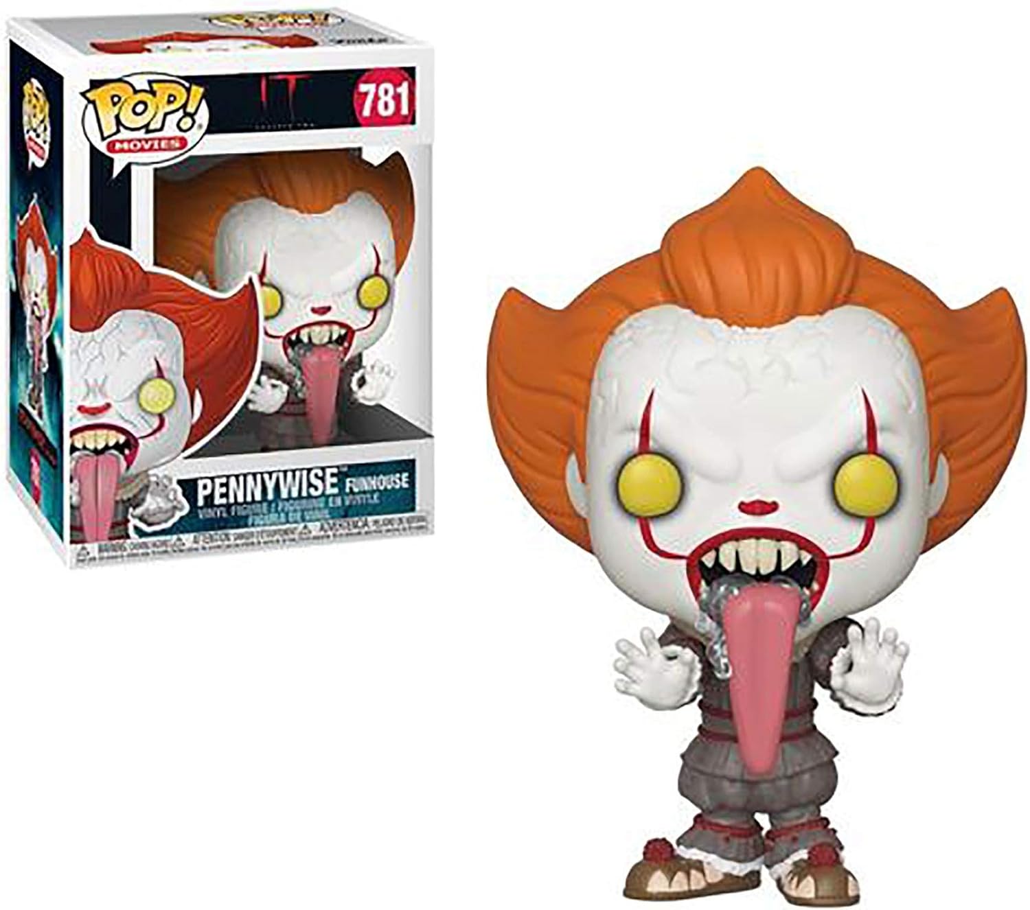 Funko Pop! Vinyl: Movies: IT: Chapter 2-Pennywise With Dog Tongue - It - Collectable Vinyl Figure - Gift Idea - Official Merchandise - Toys for Kids & Adults - Movies Fans