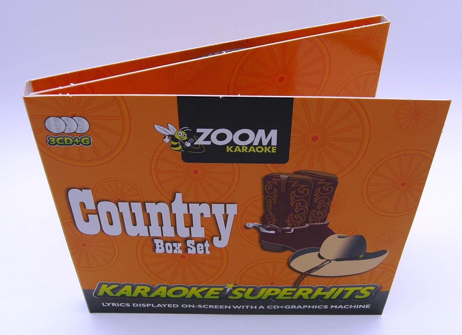 Zoom Karaoke CD+G - Country Superhits - Triple CD+G Karaoke Pack