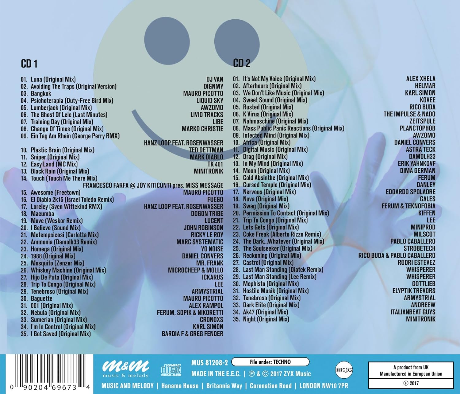 Techno Megamix (70 Tracks