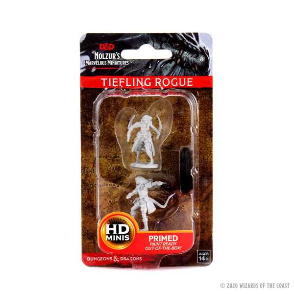 D&D Unpainted Miniatures: Tiefling Female Rogue