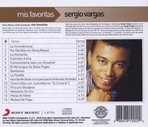 Sergio Vargas-Mis Favoritas