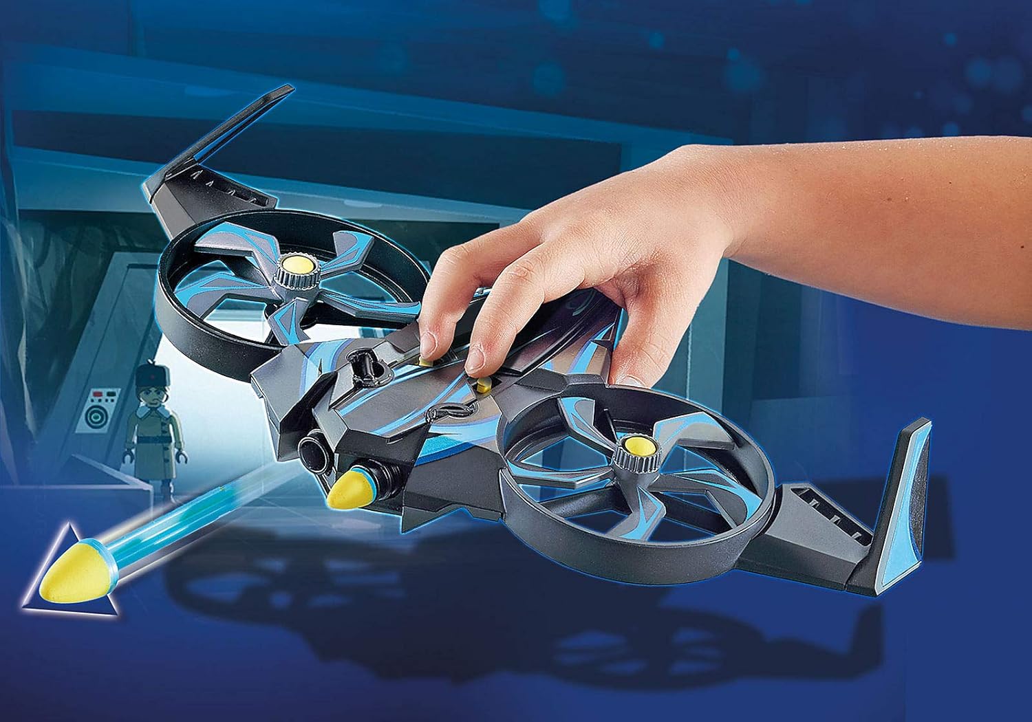 PLAYMOBIL:The Movie 70071 Robotitron mit Drohne, Ab 5 Jahren