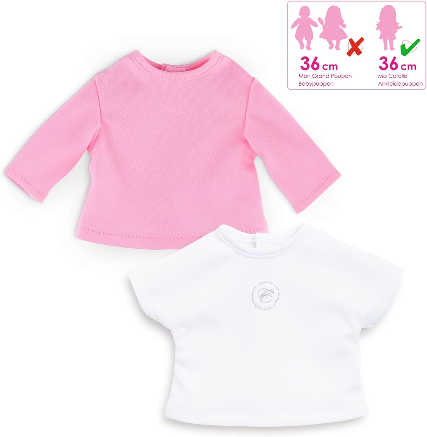 Corolle 9000210130 - Ma Corolle/2 T-shirts