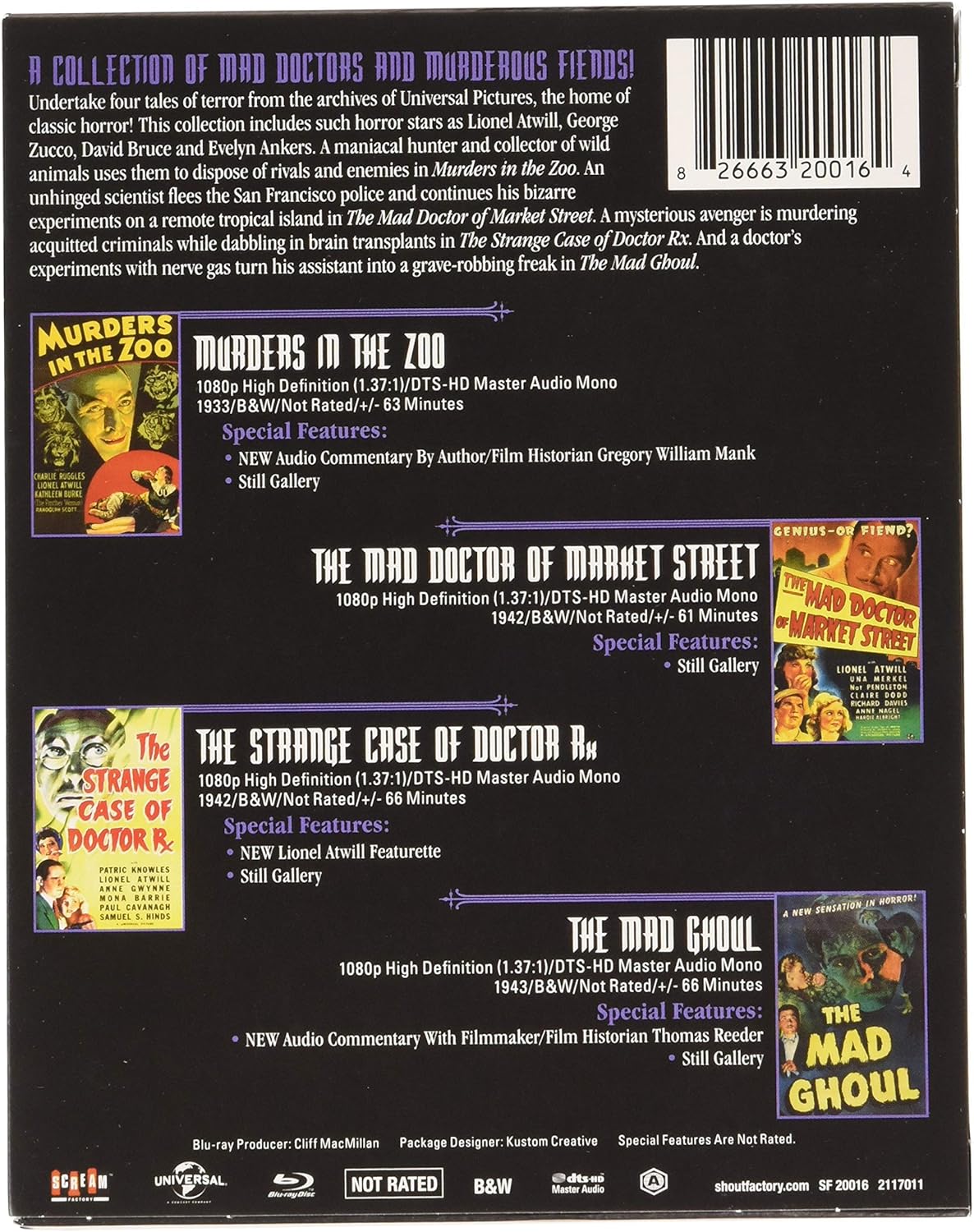 Universal Horror Collection: Volume 2