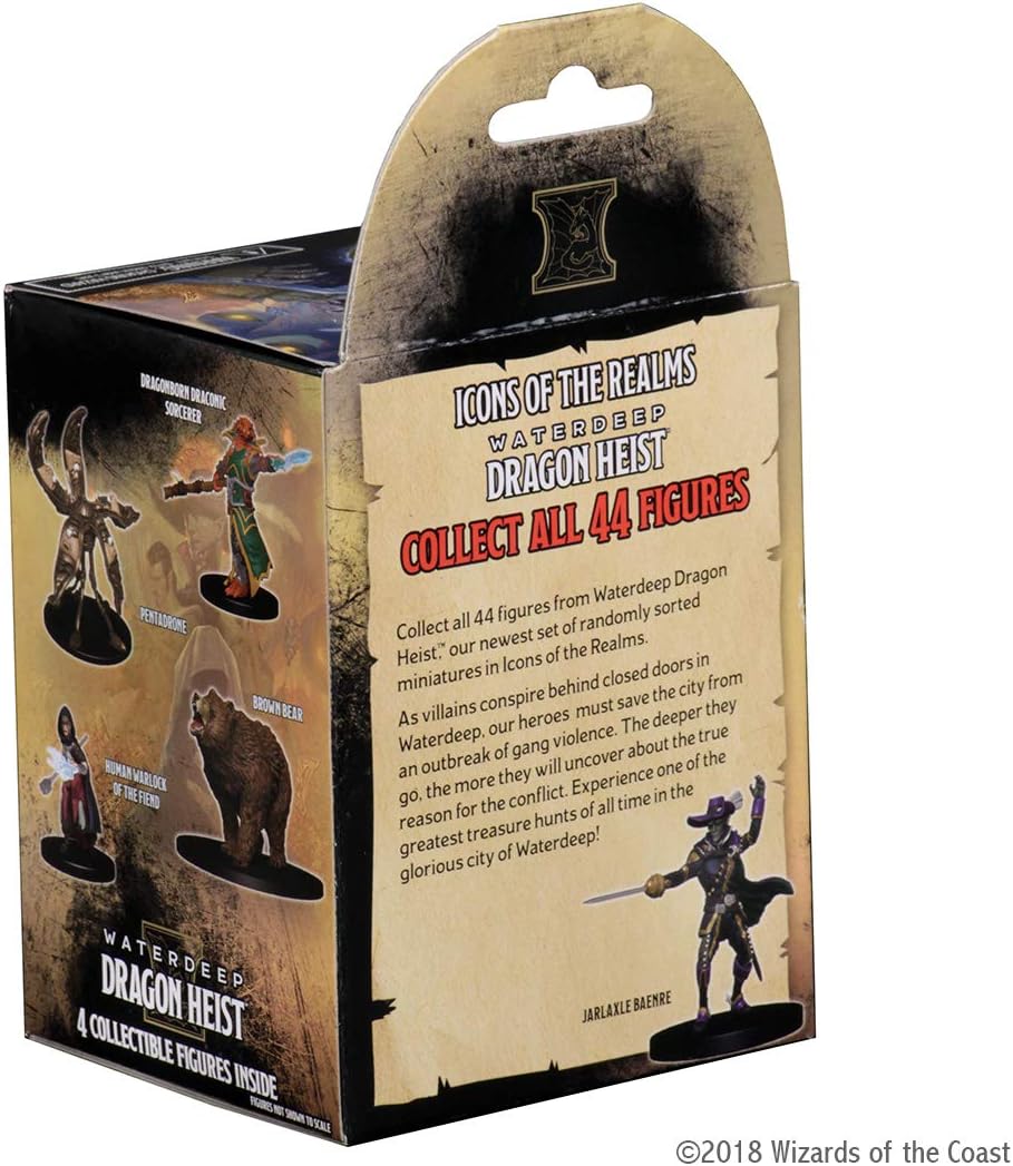 D&D Icons of The Realms: Waterdeep Dragon Heist Booster Brick (8) WizKids Minis