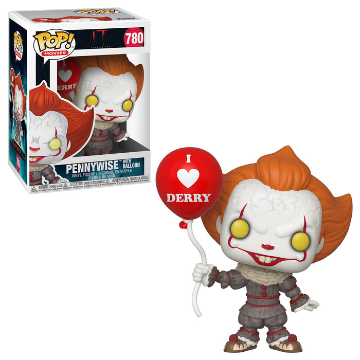 Funko Pop! Movies: IT: Chapter 2- Pennywise With Balloon - It - Collectable Vinyl Figure - Gift Idea - Official Merchandise - Toys for Kids & Adults - Movies Fans - Model Figure for Collectors