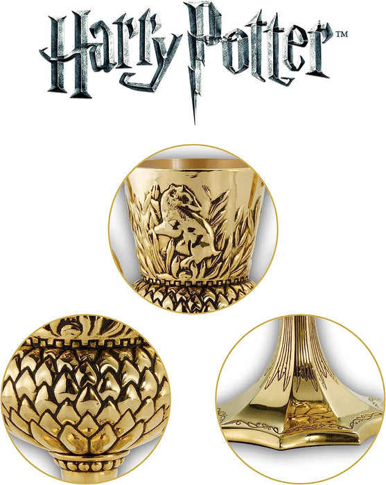 The Noble Collection Harry Potter Helga Hufflepuff Cup - 5.3in (13.5cm) Die Cast Metal Horcrux Replica - Officially Licensed Film Set Movie Props Gifts