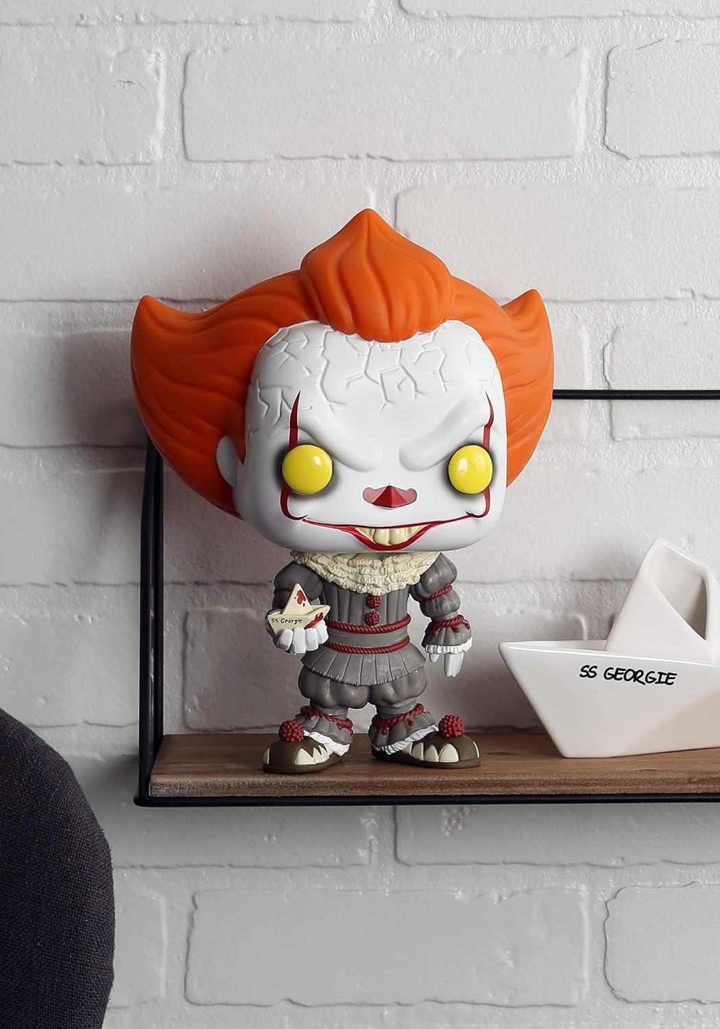 Funko POP! Movies: IT: Chapter 1-10" Pennywise With Boat - IT 2017 - Collectable Vinyl Figure - Gift Idea - Official Merchandise - Toys for Kids & Adults - Movies Fans - Model Figure for Collectors Standard
