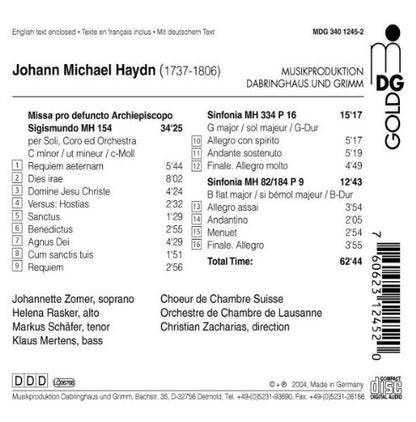 Haydn: Requiem & Symphonies P9 & P16