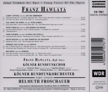 Arien Und Szenen Aus Opern (Hawlata, Froschauer, Krso)