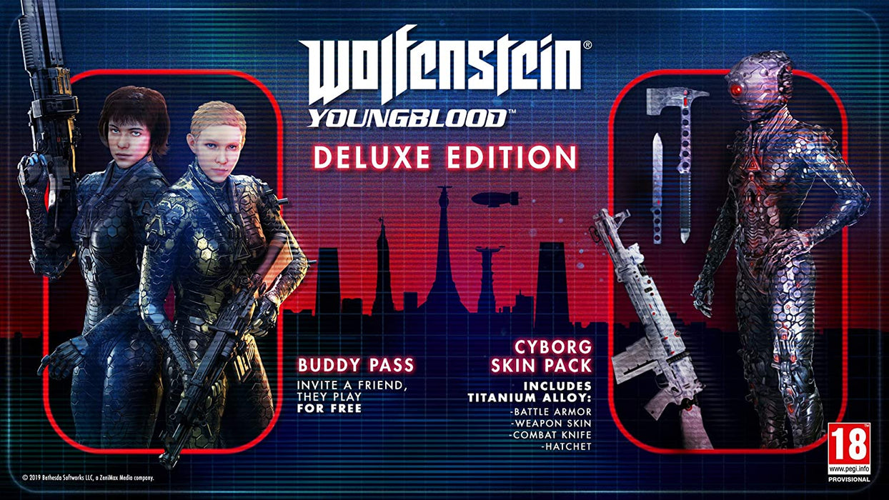 Wolfenstein Youngblood Deluxe Edition PS4 Game (PS4