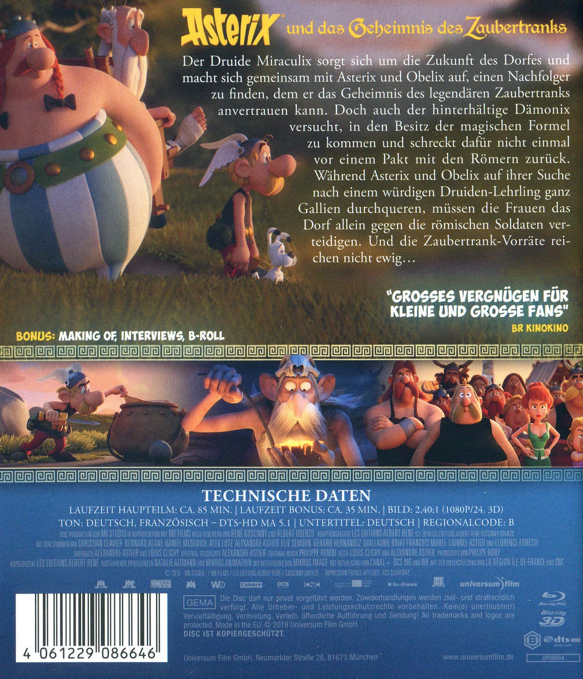 ASTERIX UND DAS GEHEIMNIS DES ZAUBERTRAN
