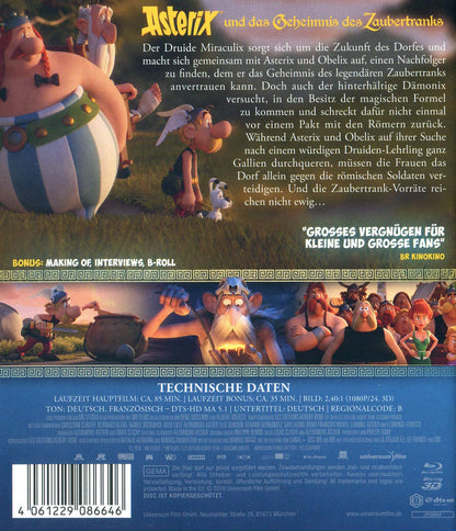 ASTERIX UND DAS GEHEIMNIS DES ZAUBERTRAN