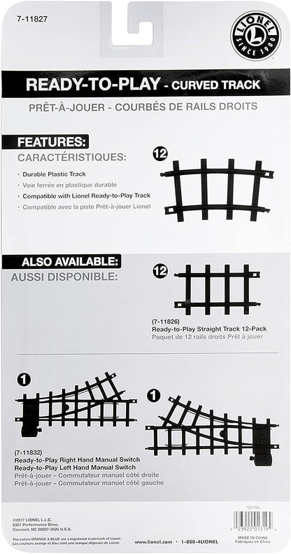 Lionel R7333 Ready To Play Curved Pack to Expand The Harry Potter Hogwarts Express Track, Black, 30.5 cm