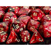 12mm d6 Dice Block: Vortex Burgundy with Gold