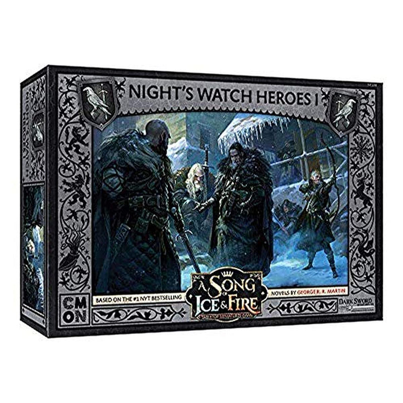 CMON | A Song of Ice and Fire: Night's Watch Heroes I Expansion | Miniatures Board Game | Ages 14 Plus | 2 Players | 45-60 Minutes Playing Time