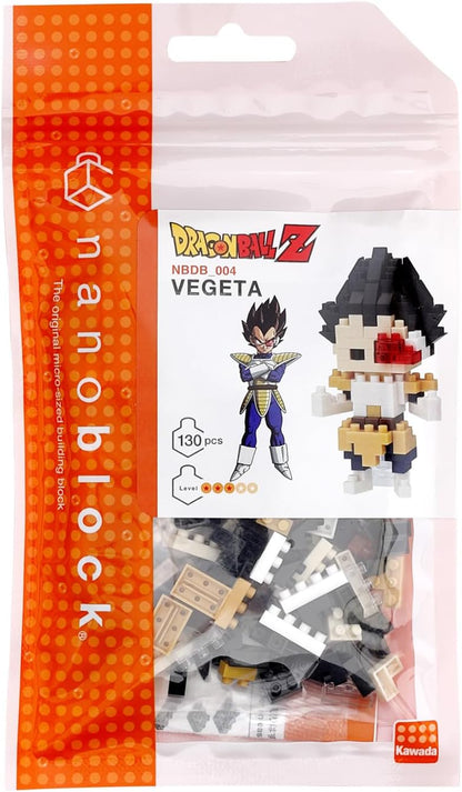 nanoblock - Vegeta , Character Collection Series Building Kit , White,130 pieces