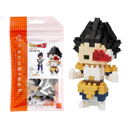 nanoblock - Vegeta , Character Collection Series Building Kit , White,130 pieces