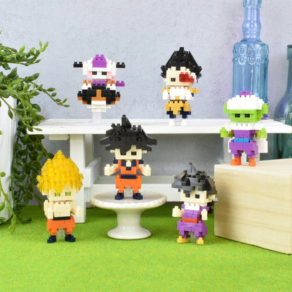 nanoblock - Vegeta , Character Collection Series Building Kit , White,130 pieces